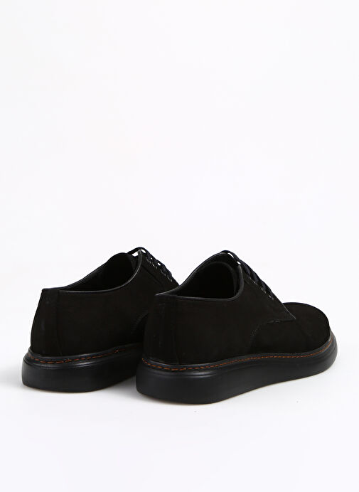 F By Fabrika Siyah Erkek Süet Klasik Ayakkabı GAMES SUET - Görsel 4