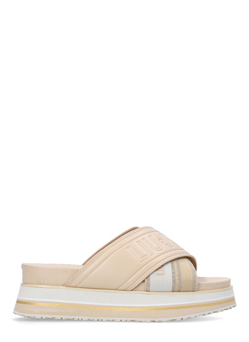 Liu Jo Pudra Kadın Deri Sandalet SA3025TX03950513 - Görsel 3