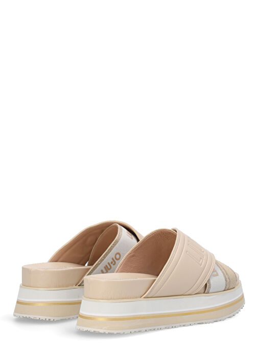 Liu Jo Pudra Kadın Deri Sandalet SA3025TX03950513 - Görsel 4