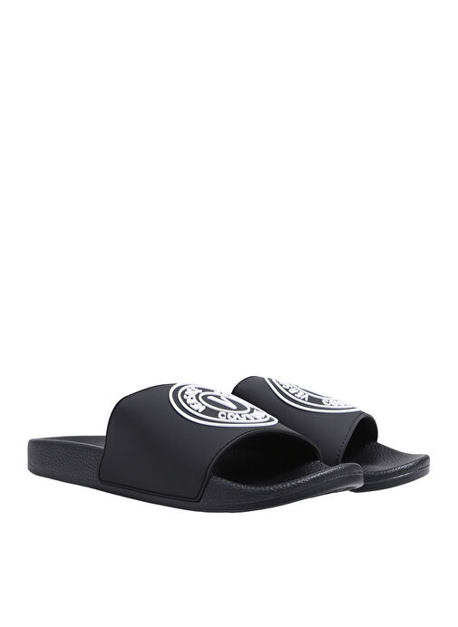 Versace Jeans Couture Siyah-Beyaz Erkek Plaj Terliği 74YA3SQ3 - Görsel 3