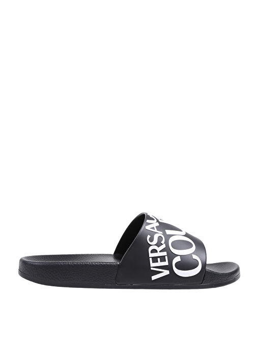 Versace Jeans Couture Siyah-Beyaz Erkek Plaj Terliği 74YA3SQ1 - Görsel 2