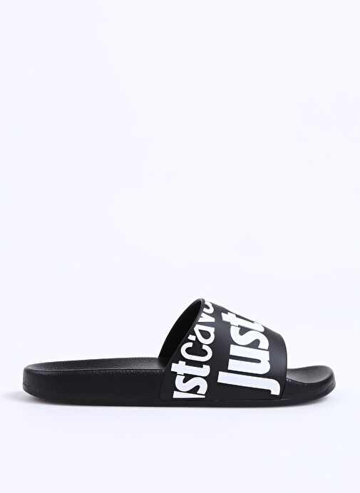 Just Cavalli Siyah-Beyaz Erkek Plaj Terliği 74QB3SZ1ZS785899 - Görsel 2