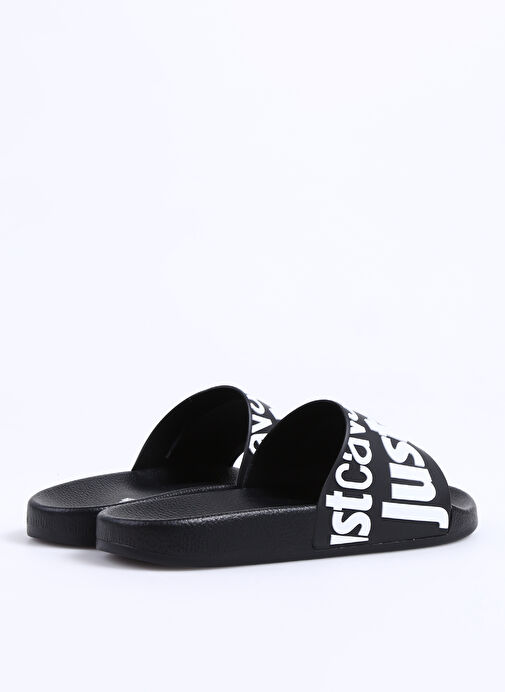 Just Cavalli Siyah-Beyaz Erkek Plaj Terliği 74QB3SZ1ZS785899 - Görsel 4