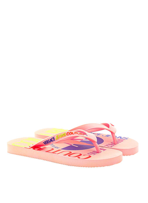 Versace Jeans Couture Pembe Kadın Terlik 74VA3SQ7ZS628PW9 - Görsel 2