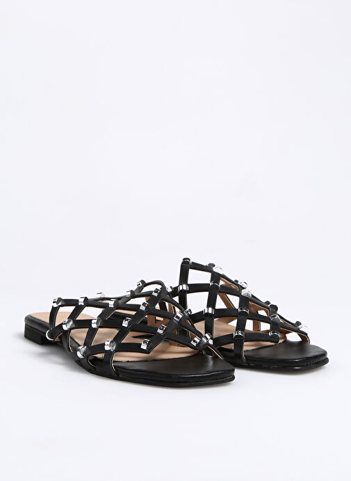 Mi Piace Siyah Kadın Terlik - Görsel 3