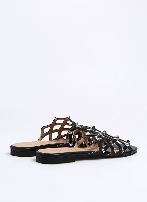 Mi Piace Siyah Kadın Terlik - Görsel 4