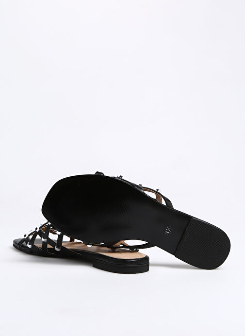 Mi Piace Siyah Kadın Terlik - Görsel 5