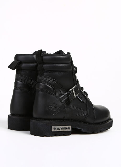 Harley Davidson Siyah Erkek Deri Bot FRANCO WP-B - Görsel 4