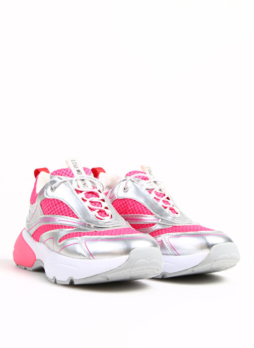 Love Moschino Pembe-Gümüş Kadın Sneaker JA15025G1GIQ460A - Görsel 3
