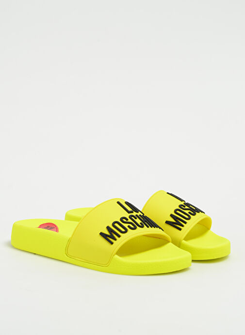 Love Moschino Sarı Kadın Terlik JA28052G0GI13400 - Görsel 3