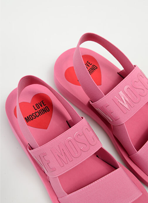 Love Moschino Pembe Kadın Sandalet JA16033G0GJN7618 - Görsel 6
