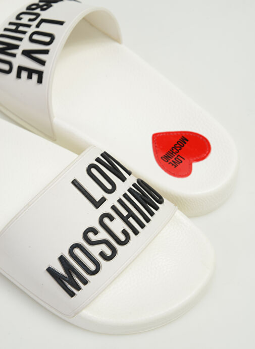 Love Moschino Beyaz Kadın Terlik JA28052G0GI14100 - Görsel 6