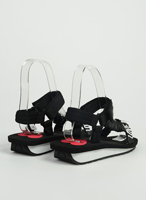 Love Moschino Siyah-Beyaz Kadın Sandalet JA16143G0GI44000 - Görsel 4