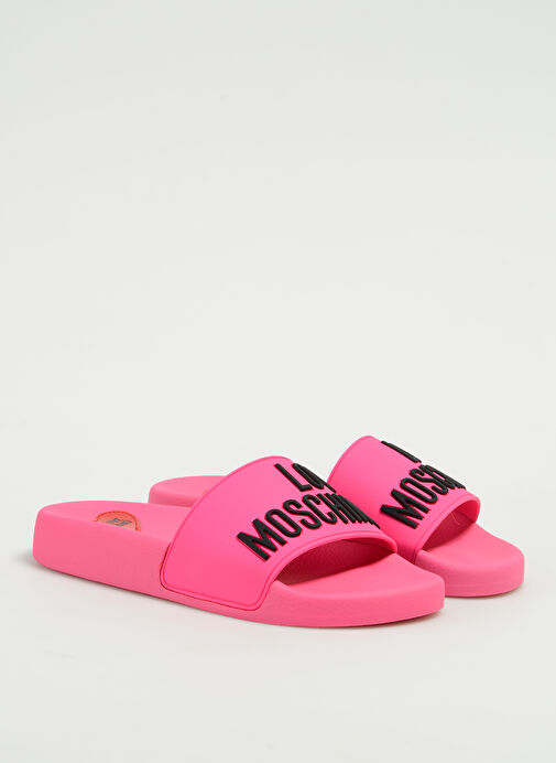 Love Moschino Pembe Kadın Terlik JA28052G0GI13604 - Görsel 3