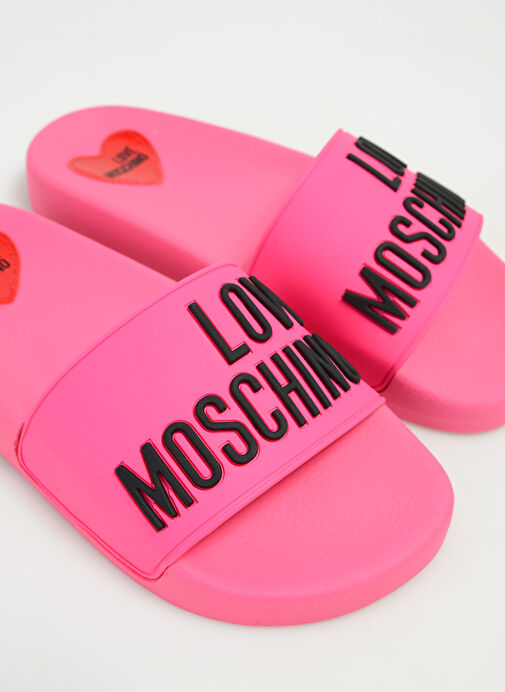 Love Moschino Pembe Kadın Terlik JA28052G0GI13604 - Görsel 6