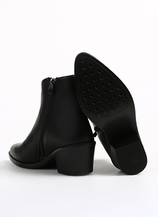 F By Fabrika Siyah Kadın Bot GARVANZA - Görsel 5