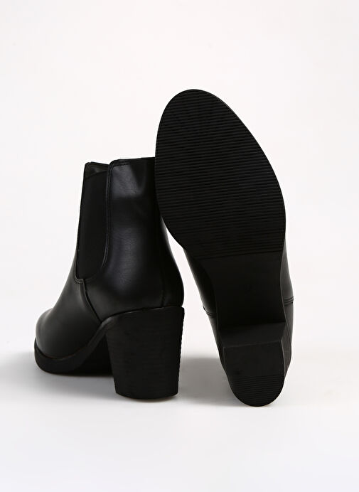 F By Fabrika Siyah Kadın Topuklu Bot LONDRY - Görsel 5