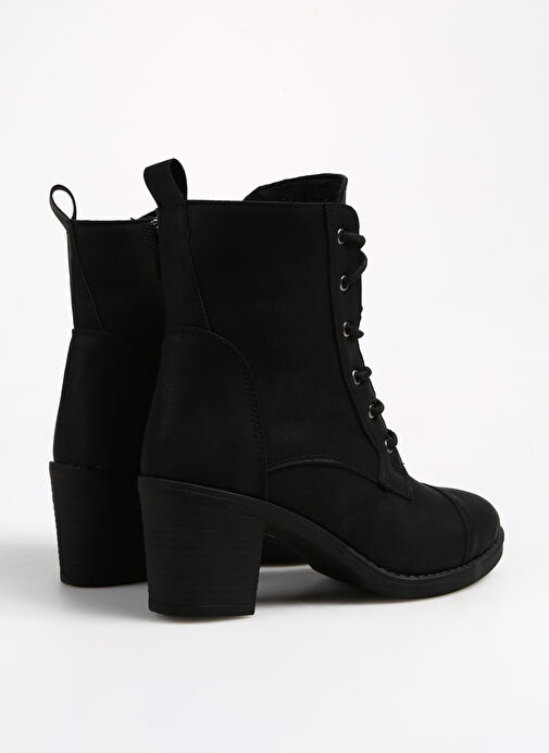 F By Fabrika Siyah Kadın Topuklu Bot MAGNOL - Görsel 4