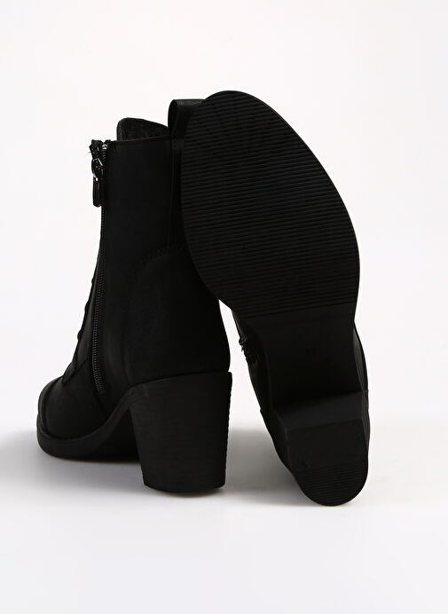 F By Fabrika Siyah Kadın Topuklu Bot MAGNOL - Görsel 5