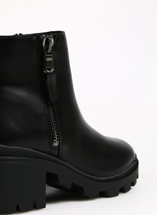 F By Fabrika Siyah Kadın Topuklu Bot PICENZA - Görsel 6