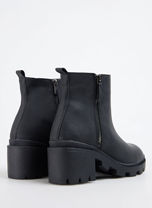 F By Fabrika Siyah Kadın Topuklu Bot PICENZA - Görsel 9