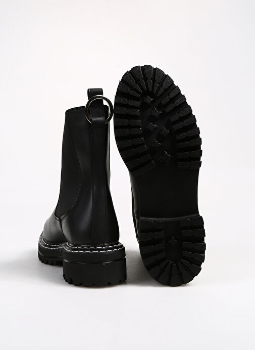 F By Fabrika Siyah Kadın Bot POLIS - Görsel 5