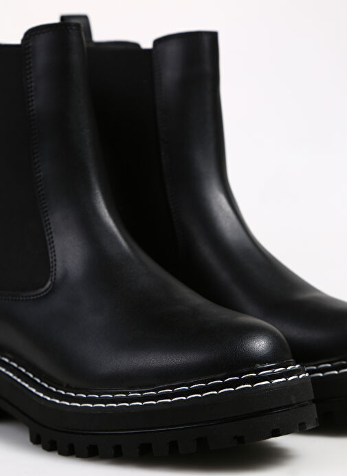 F By Fabrika Siyah Kadın Bot POLIS - Görsel 6