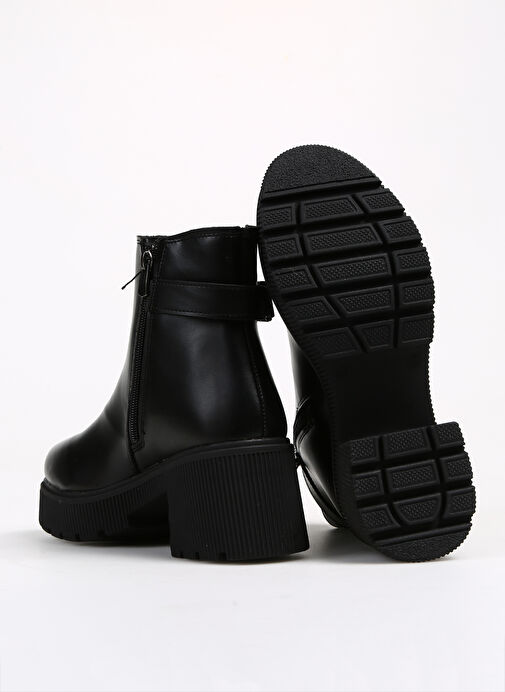 F By Fabrika Siyah Kadın Topuklu Bot MANOEL - Görsel 5