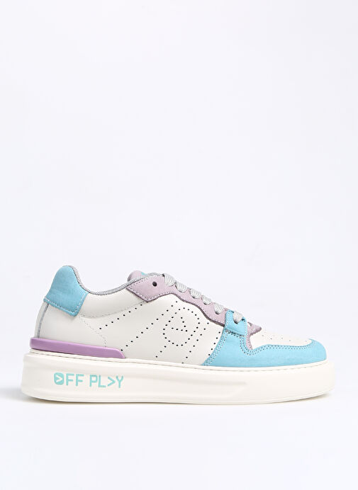 Off Play Çok Renkli Kadın Deri Sneaker XWFIRENZE3NB81LH72 - Görsel 2