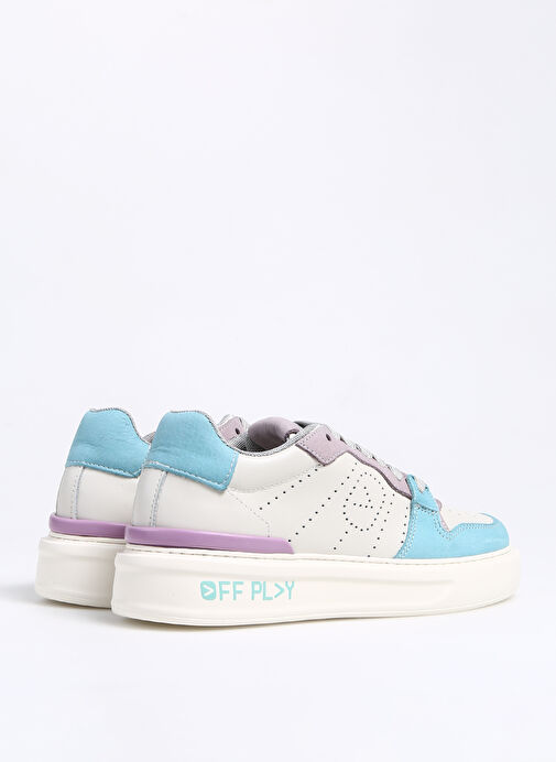 Off Play Çok Renkli Kadın Deri Sneaker XWFIRENZE3NB81LH72 - Görsel 4