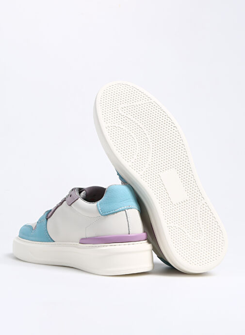 Off Play Çok Renkli Kadın Deri Sneaker XWFIRENZE3NB81LH72 - Görsel 5