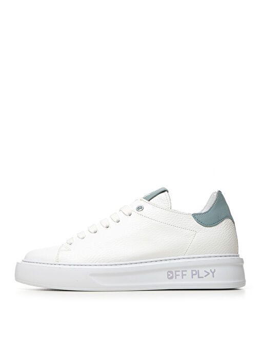 Off Play Beyaz Kadın Deri Sneaker XWFIRENZE1CV02LH81 - Görsel 2