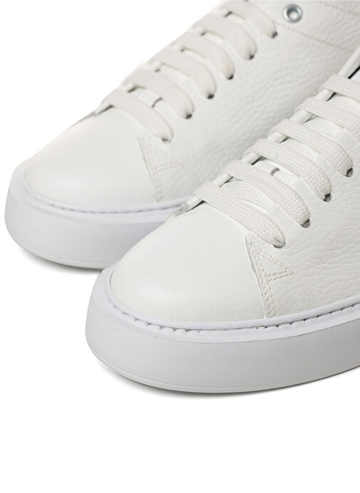 Off Play Beyaz Kadın Deri Sneaker XWFIRENZE1CV02LH81 - Görsel 3