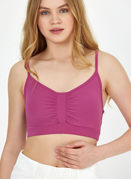 Grab Gül Kurusu Kadın Kısa Sporcu Sütyeni GW-T23S045 YEN BRALETTE