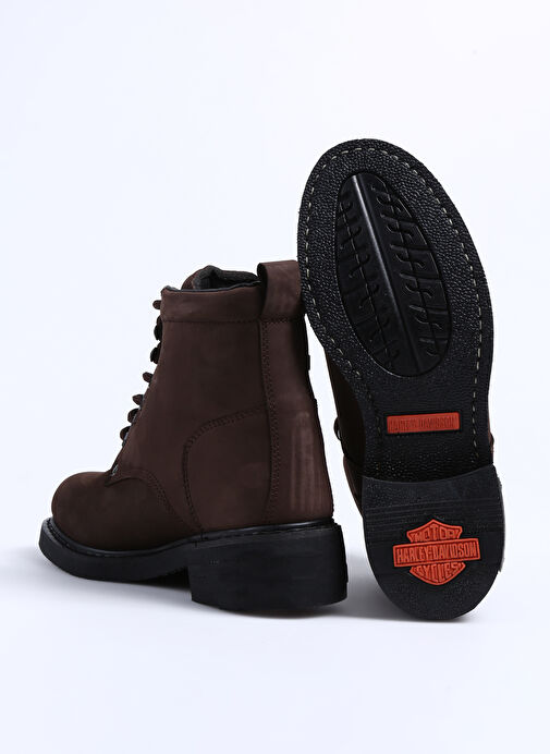 Harley Davidson Koyu Kahve Erkek Nubuk Bot GIBSON - Görsel 5