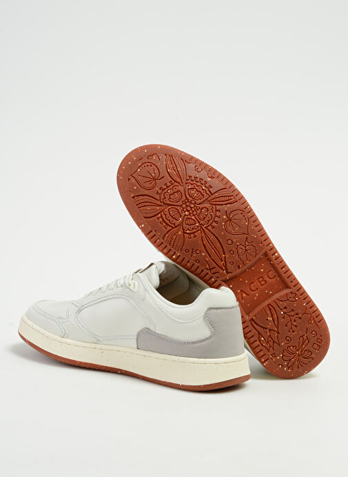 Acbc Beyaz Erkek Deri Sneaker SHACBBL - Görsel 5