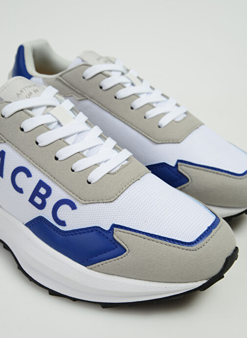 Acbc Beyaz-Mavi Erkek Sneaker SHACBRUN - Görsel 6