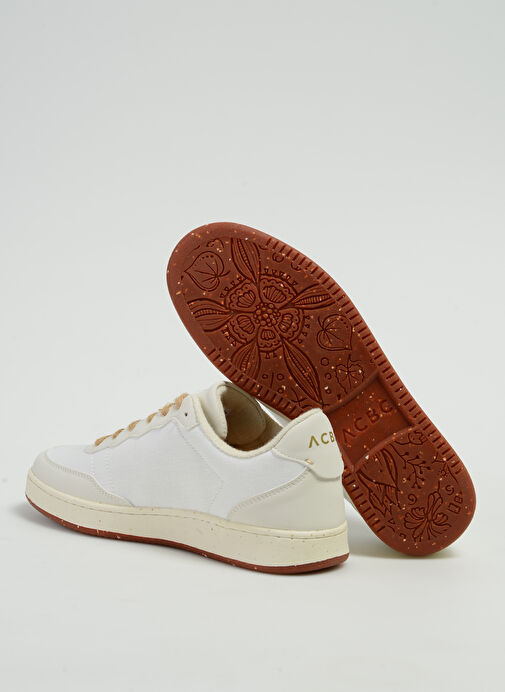 Acbc Beyaz Erkek Deri - Kumaş Sneaker SHEH - Görsel 5