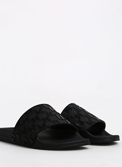 Karl Lagerfeld Siyah Kadın Terlik KL80903 - Görsel 6