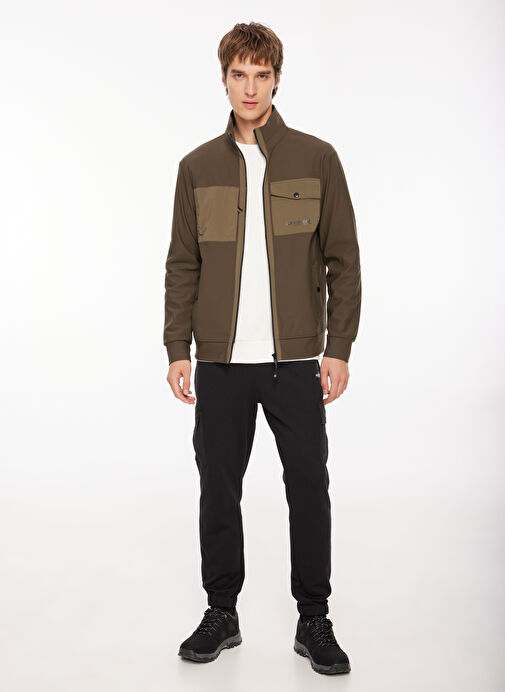 Discovery Expedition Haki Erkek Bato Yaka Relaxed Fit Sweatmont D3WM-SWT6 Boyner