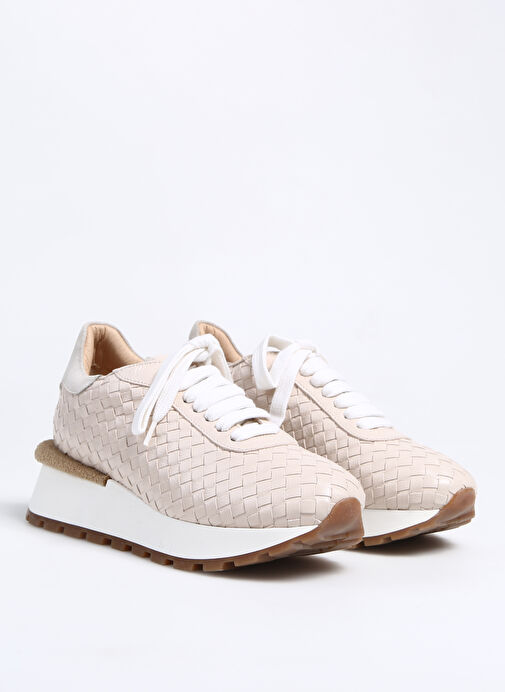 Laura Bellariva Bej Kadın Sneaker 8510B - Görsel 3