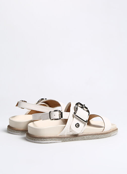 Laura Bellariva Beyaz Kadın Sandalet 8931I - Görsel 4