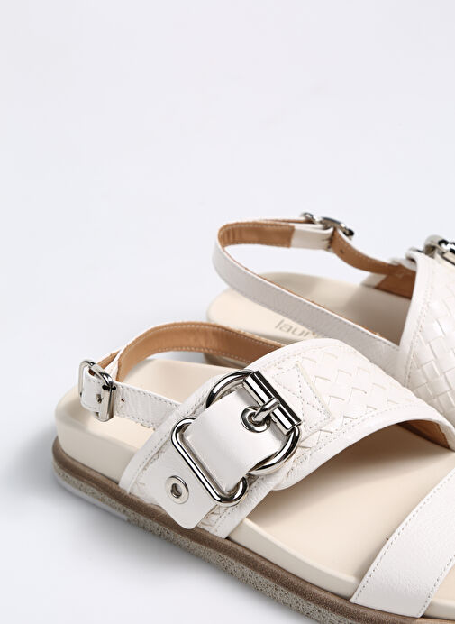 Laura Bellariva Beyaz Kadın Sandalet 8931I - Görsel 6