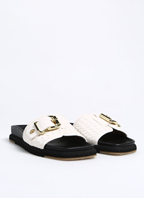 Laura Bellariva Beyaz Kadın Terlik 8930I - Görsel 3