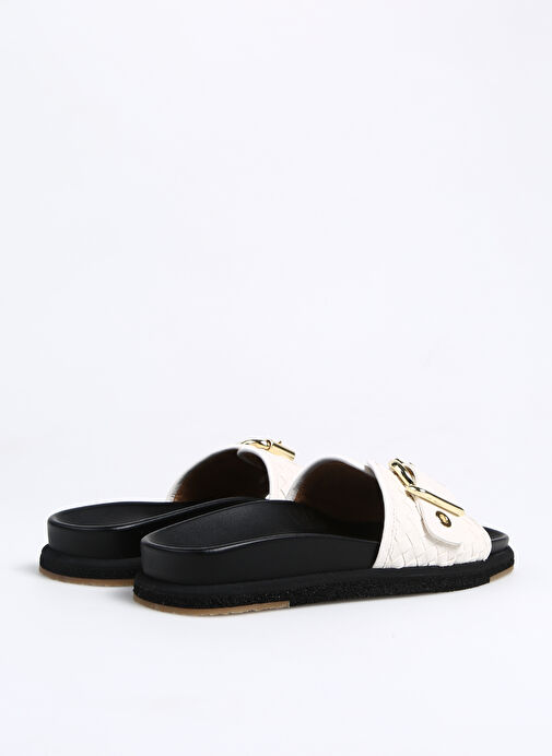 Laura Bellariva Beyaz Kadın Terlik 8930I - Görsel 4