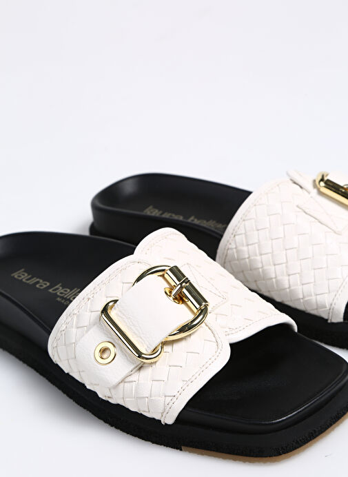 Laura Bellariva Beyaz Kadın Terlik 8930I - Görsel 6