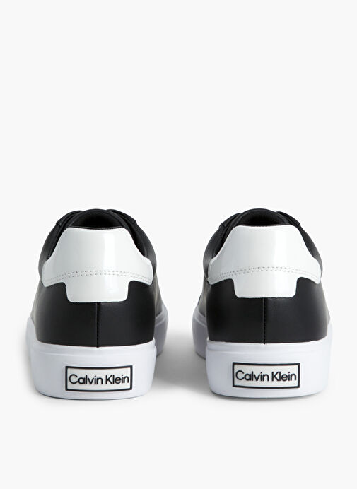 Calvin Klein Siyah Kadın Deri Sneaker HW0HW016810GJ - Görsel 6
