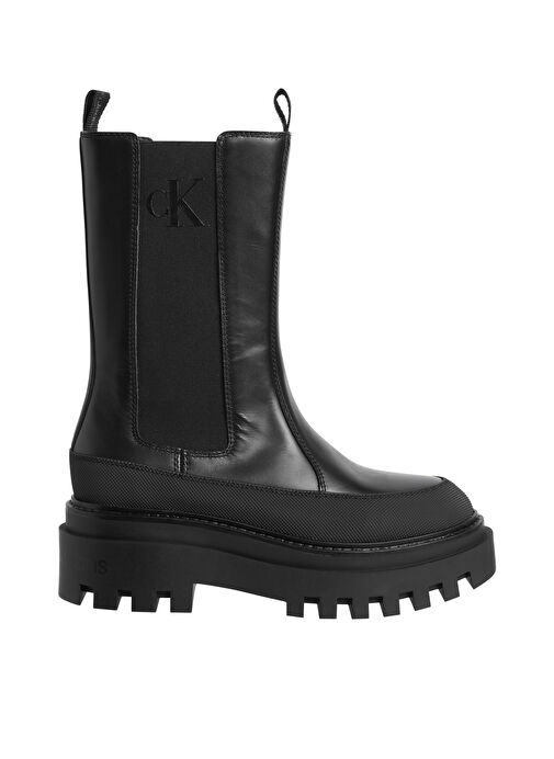 Calvin Klein Siyah Kadın Deri Bot YW0YW011110GT - Görsel 2
