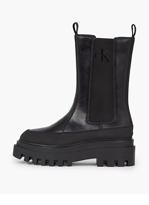 Calvin Klein Siyah Kadın Deri Bot YW0YW011110GT - Görsel 3