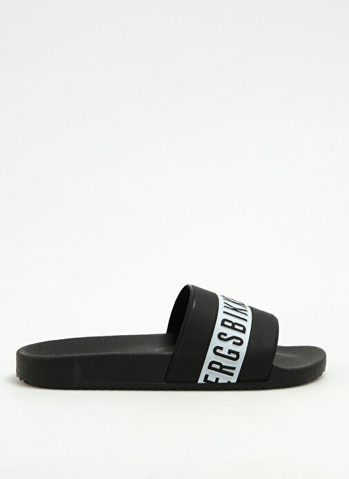 Dirk Bikkembergs Siyah-Beyaz Erkek Plaj Terliği 19117/CP - Görsel 2